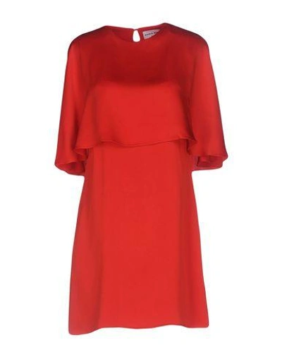 Shop Sonia Rykiel Short Dress In Red