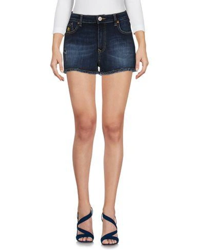 Shop Vivienne Westwood Anglomania Denim Shorts In Blue