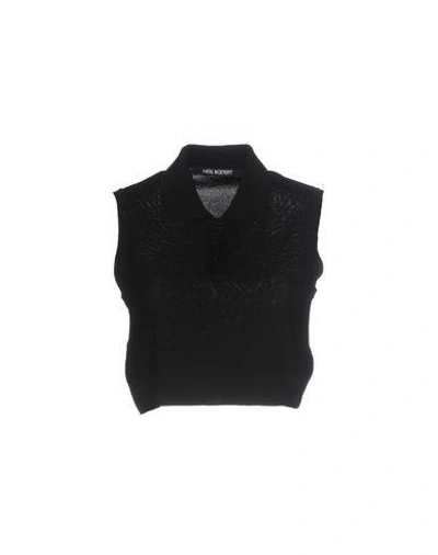 Shop Neil Barrett Polo Shirt In Black