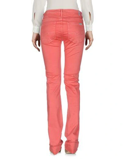 Shop 7 For All Mankind Casual Pants In Pink