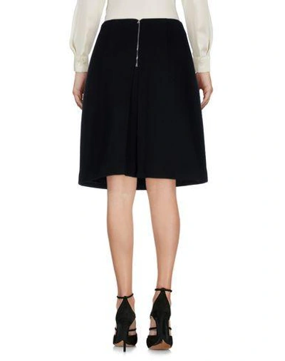 Shop Acne Studios Knee Length Skirt In Black