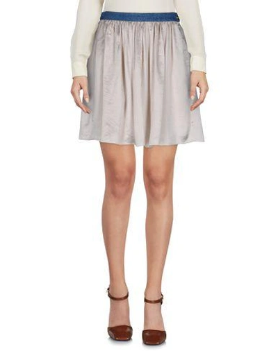 Shop Sonia Rykiel Mini Skirt In Beige