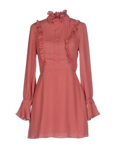 Glamorous Short Dress In Pastel Pink