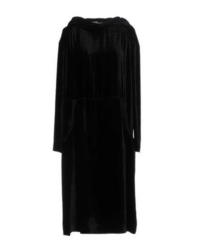 Shop Veronique Branquinho Knee-length Dresses In Black