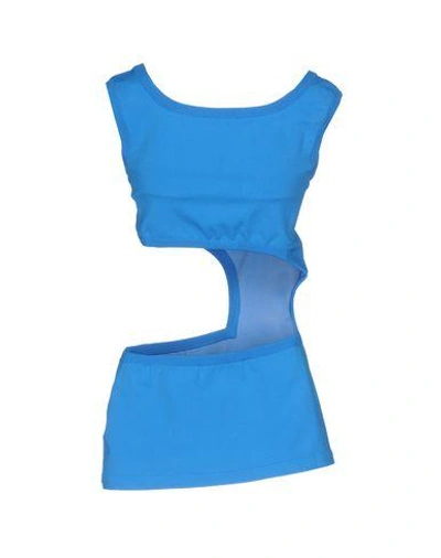 Shop Paco Rabanne Tops In Blue