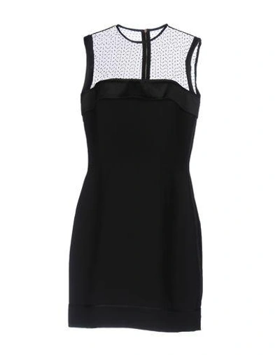 Shop Victoria Beckham Short Dress In Black