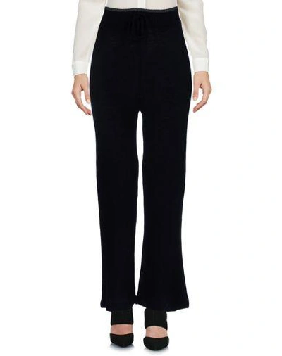 Shop Lost & Found Cropped Pants & Culottes In Black