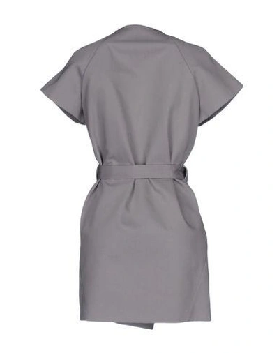 Shop Gareth Pugh Short Dress In Light Grey