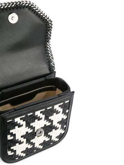 Shop Stella Mccartney Mini Falabella Box Shoulder Bag In Black