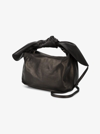 Shop Simone Rocha Bow Shoulder Bag In Black