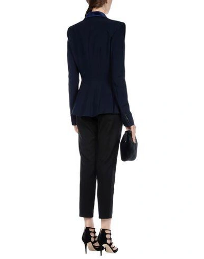 Shop Antonio Berardi Blazer In Dark Blue