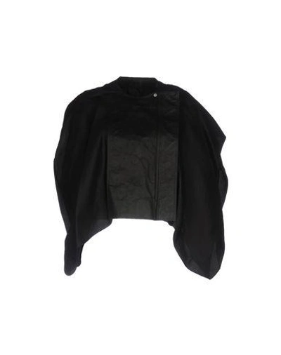 Shop Rick Owens Biker Jacket In Black