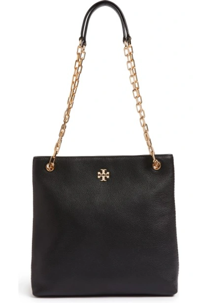 Tory Burch Frida Swingpack Leather Crossbody Bag - Black