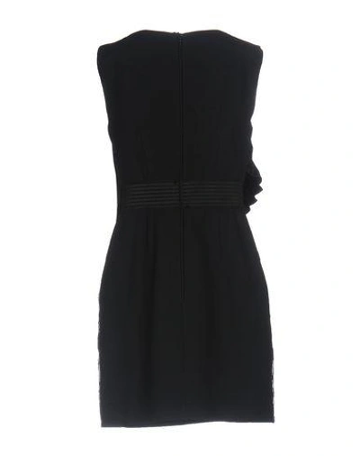 Shop Emanuel Ungaro Short Dress In Black