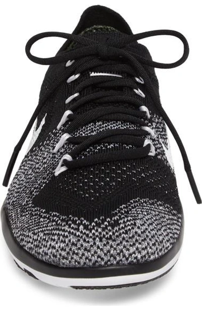 Shop Nike Free Focus Flyknit 2 Training Shoe In Black/ White
