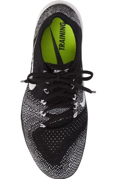 Shop Nike Free Focus Flyknit 2 Training Shoe In Black/ White
