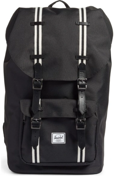 Herschel Supply Co Little America Backpack In Black/ Glacier Grey
