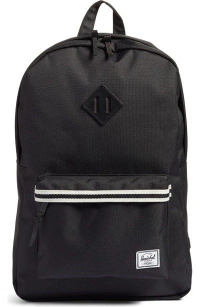 Herschel Supply Co Heritage Backpack In Black/ Glacier Grey