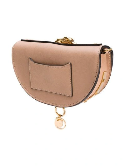 Shop Chloé Nile Mini Bracelet Bag - Neutrals