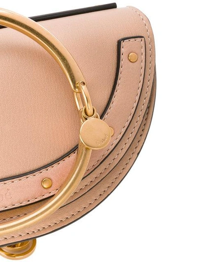 Shop Chloé Nile Mini Bracelet Bag - Neutrals