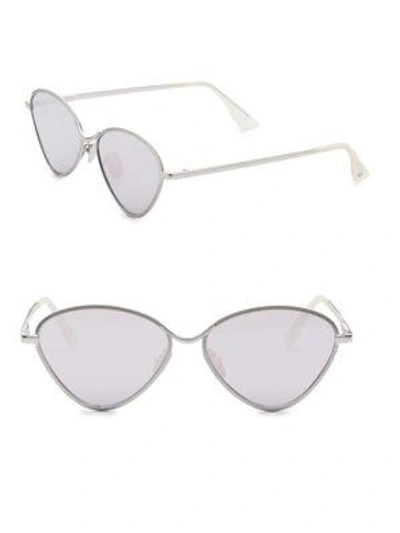 Karen Walker 56mm Bazaar Sunglasses In Platinum