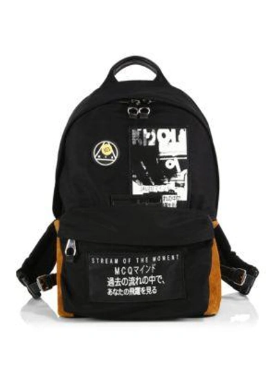 Mcq By Alexander Mcqueen Classic Graphic Backpack In Black