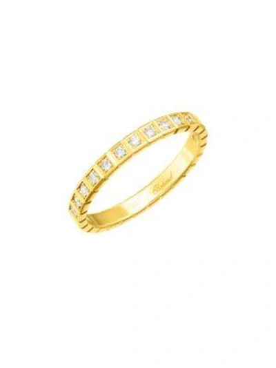 Shop Chopard Ice Cube Diamond & 18k Yellow Gold Ring