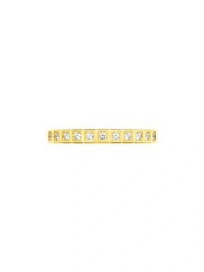 Shop Chopard Ice Cube Diamond & 18k Yellow Gold Ring