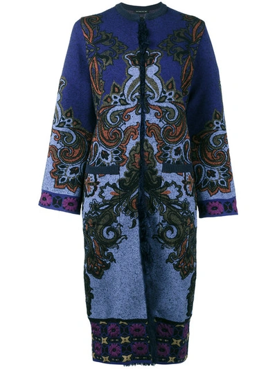 Shop Etro Mongolia Cardigan Coat