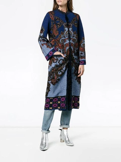 Shop Etro Mongolia Cardigan Coat