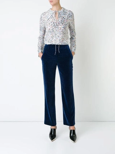 Shop Sies Marjan Corduroy Straight Trousers In Blue