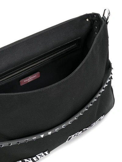 Shop Valentino Piccola Messenger Bag In Black