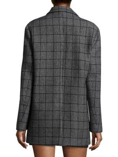 Shop Tibi Aldridge Tweed Blazer In Black Multi