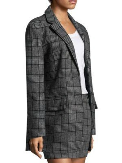 Shop Tibi Aldridge Tweed Blazer In Black Multi