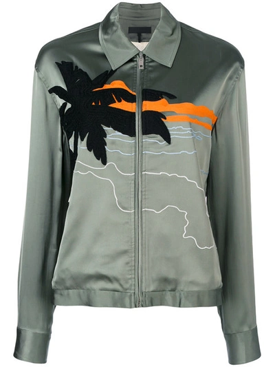 ジャケット・アウター RAG & BONE Miramar Cropped Cotton Trucker Jacket - Mel | rag & bone