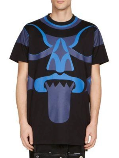 Givenchy Columbian Tongue Cotton Tee In Black