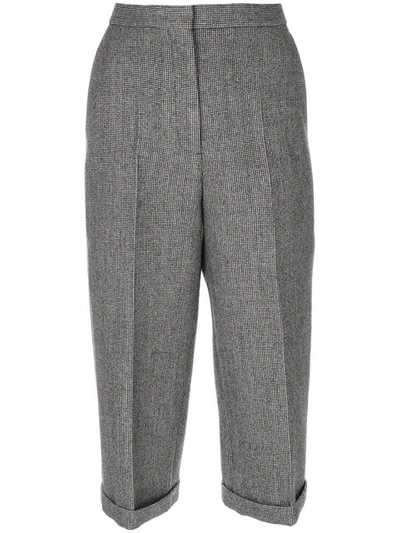 Rochas Creased Cropped Trousers