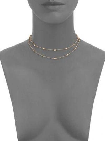 Shop Jules Smith Aiden Double-strand Choker In Gold