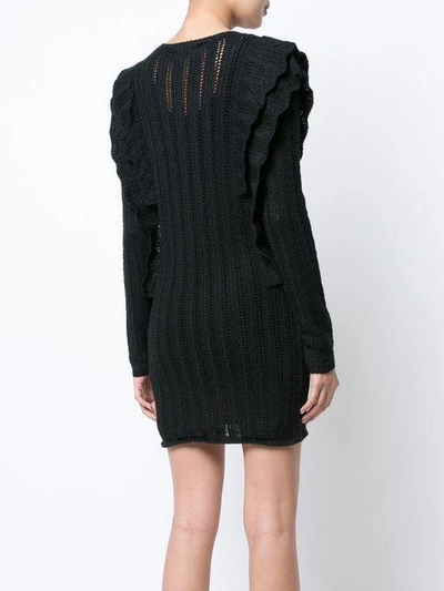 Shop Iro Fringed Mini Knitted Dress