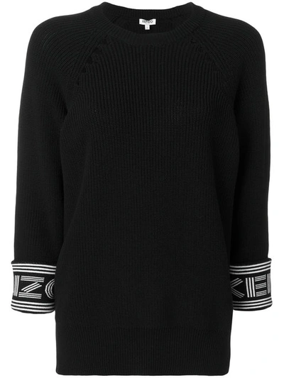 Kenzo Black Logo Sport Sweater