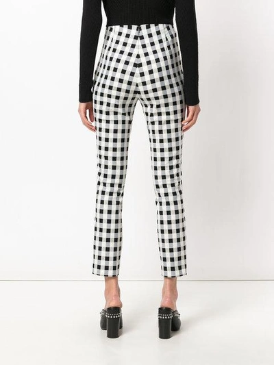 Shop Rag & Bone Checkered Cropped Trousers