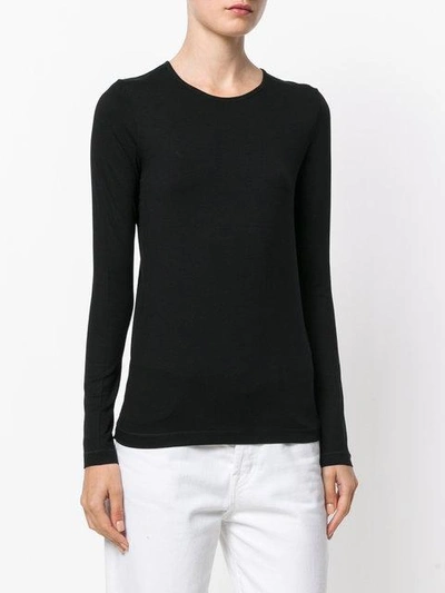 Shop Joseph Plain Sweatshirt - Black