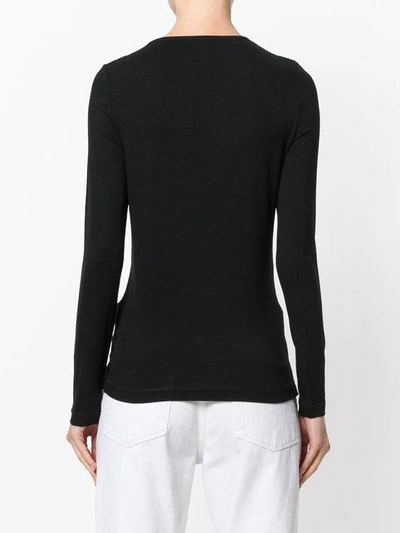 Shop Joseph Plain Sweatshirt - Black