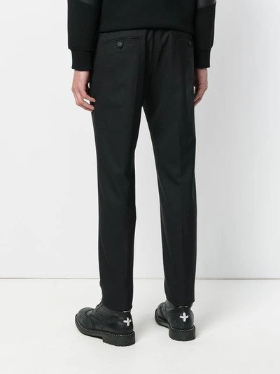 Shop Les Hommes Tailored Trousers - Black