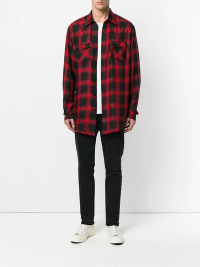 Shop Les (art)ists Check Collared Shirt