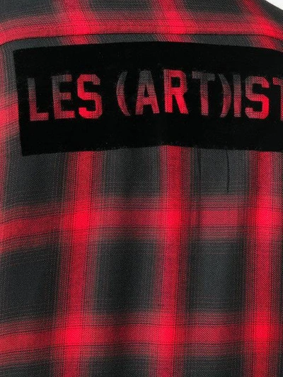 Shop Les (art)ists Check Collared Shirt