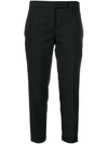 THOM BROWNE CROPPED CIGARETTE TROUSERS,FTC025B0017012179474