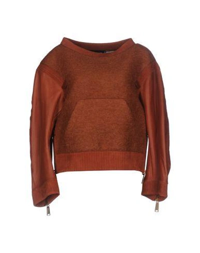 Shop Dsquared2 Sweatshirt In Brown