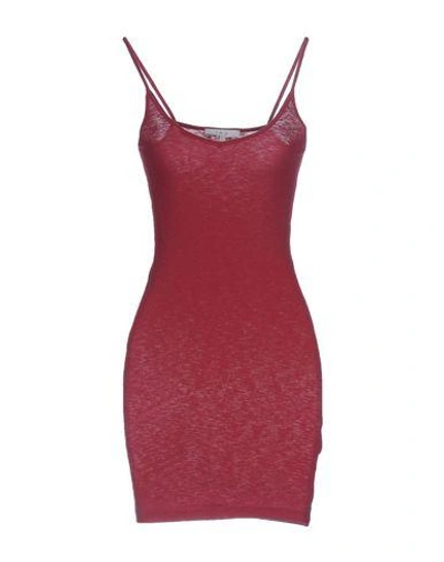 Shop Iro Short Dress In Red