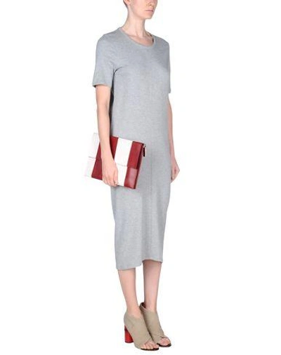 Shop Acne Studios Knee-length Dresses In Light Grey